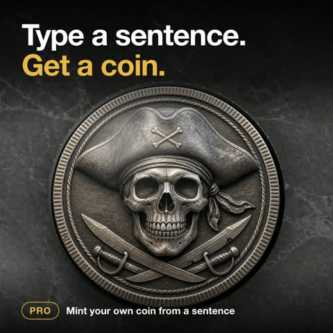 Feature graphic about minting your own coin with Flip Pro