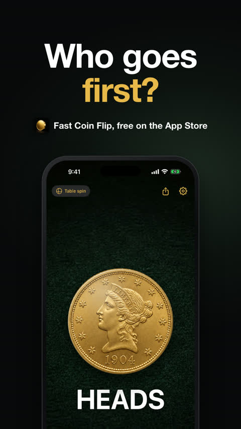 Fast Coin Flip vertical promotional image